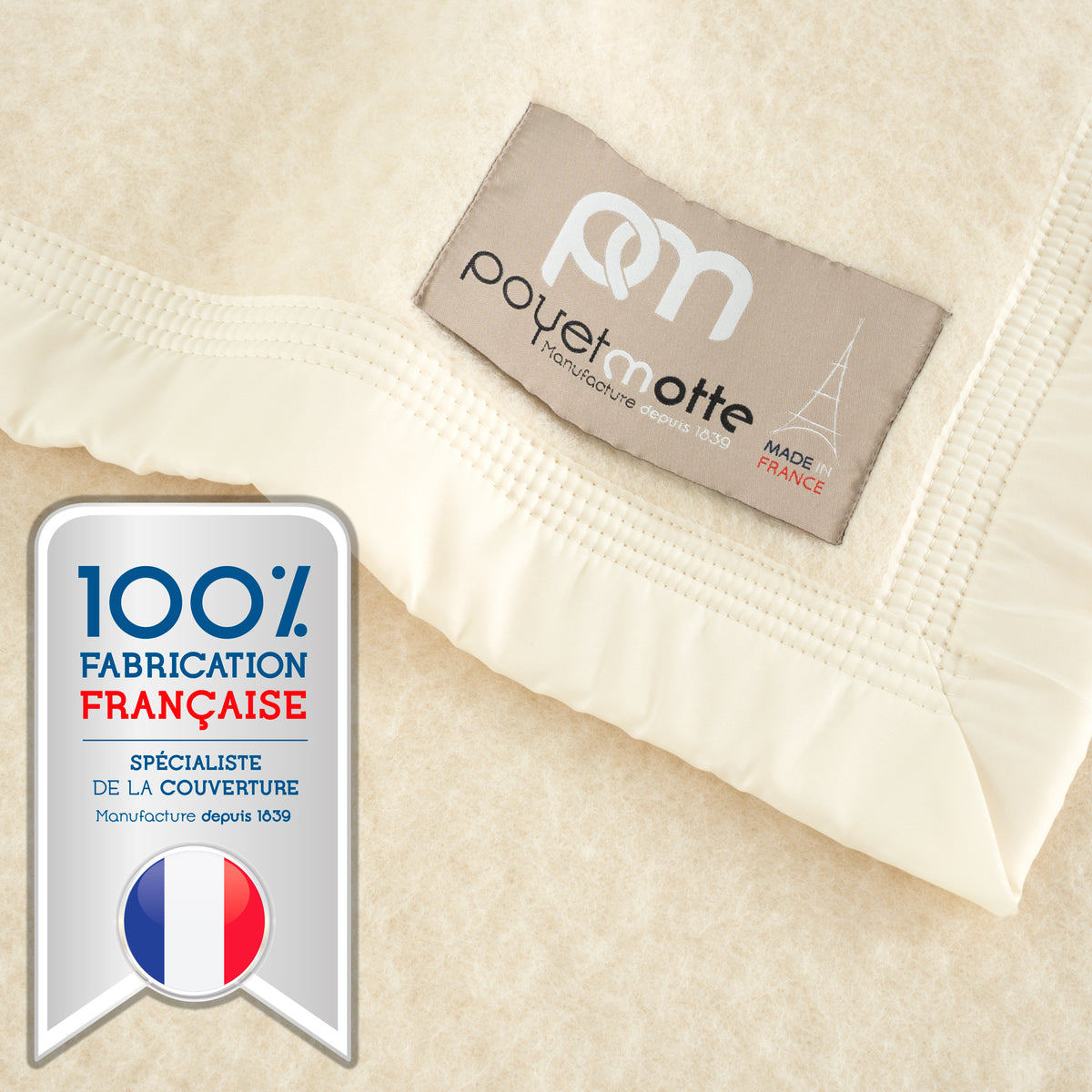 Aurora-wool-blanket-700gsm-natural-poyet motte-tag-made in France