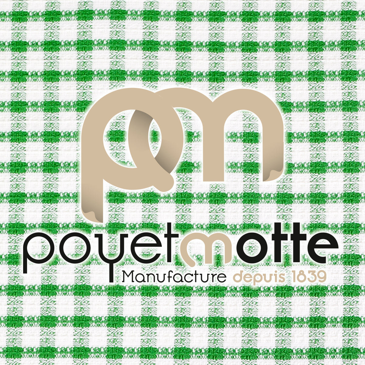 Poyet Motte Timex Professional Chefs Towels (Pack of 4) Green